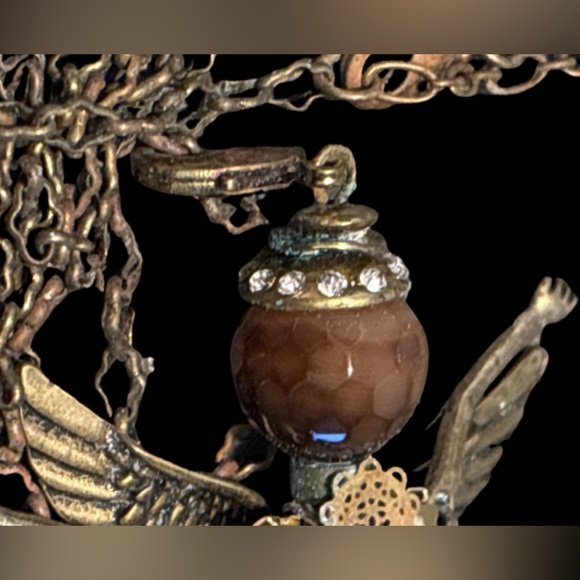 Unique Antique Bronze Angel Pendant JK - Picture 6 of 8